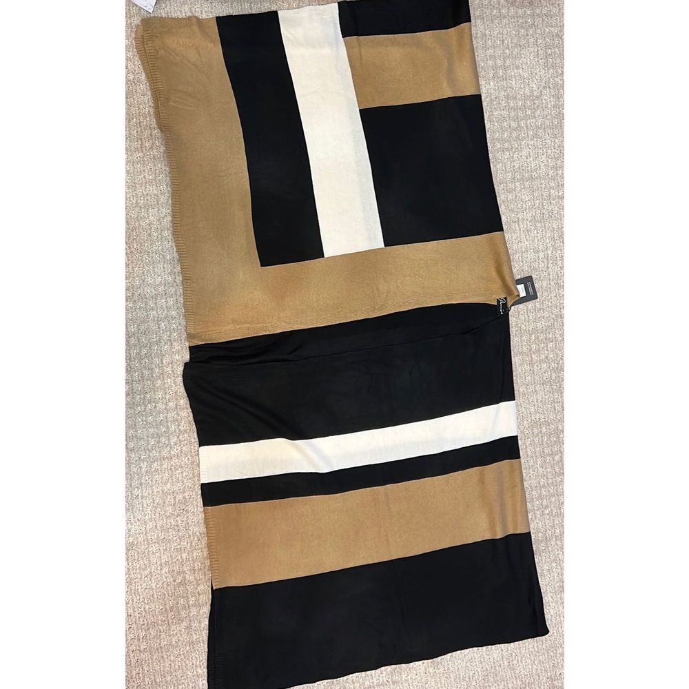 ParrishLA Poncho Versatile Striped Stevie Poncho